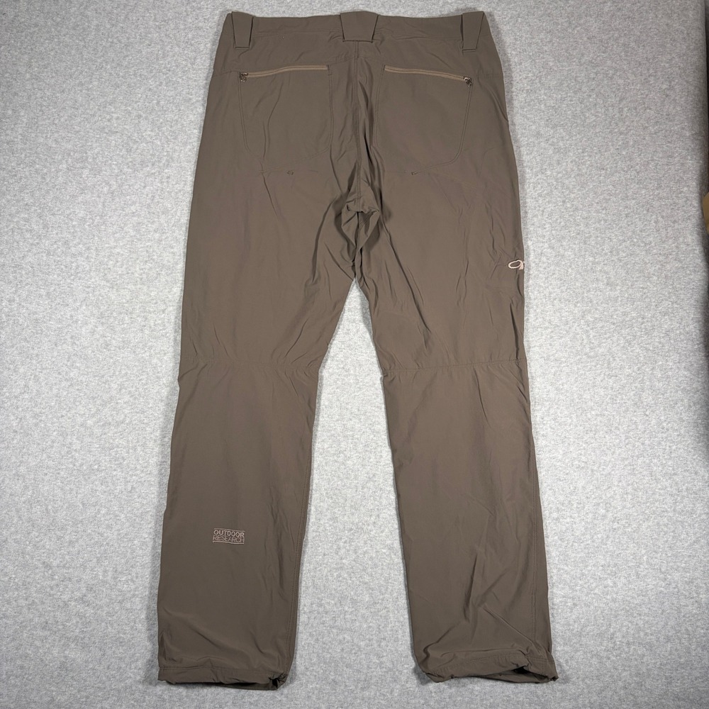 Outdoor Research Ferrosi Pants Men 34 Brown Lightweight Hiking Outdoors